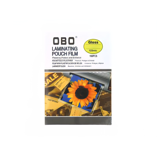 ლამინირების ფირი 65X95mm 125mic