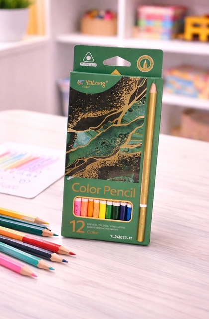 ფერადი ფანქარი  12ფერიანი YL241073-12