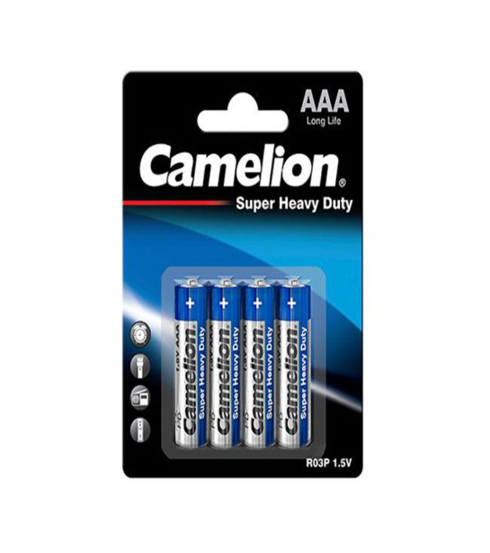 ელემენტი1070 Camelion Super HD ლურჯი AAA, 4ც შეკრა R03P-BP4B