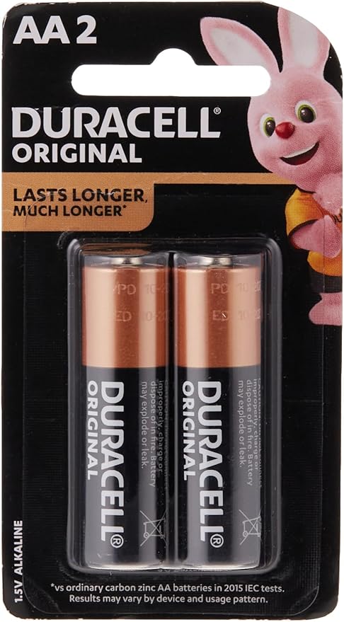 ელემენტი DURACELL AA 2ცალიანი შეკვრა