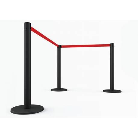 ბარიერი გამოსაწევი ლენტით