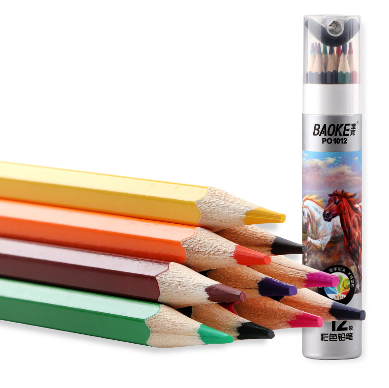 ფერადი ფანქარი 12ფ PO1012