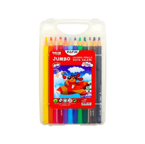 ფერადი ფანქარი 12ფერიანი  33430