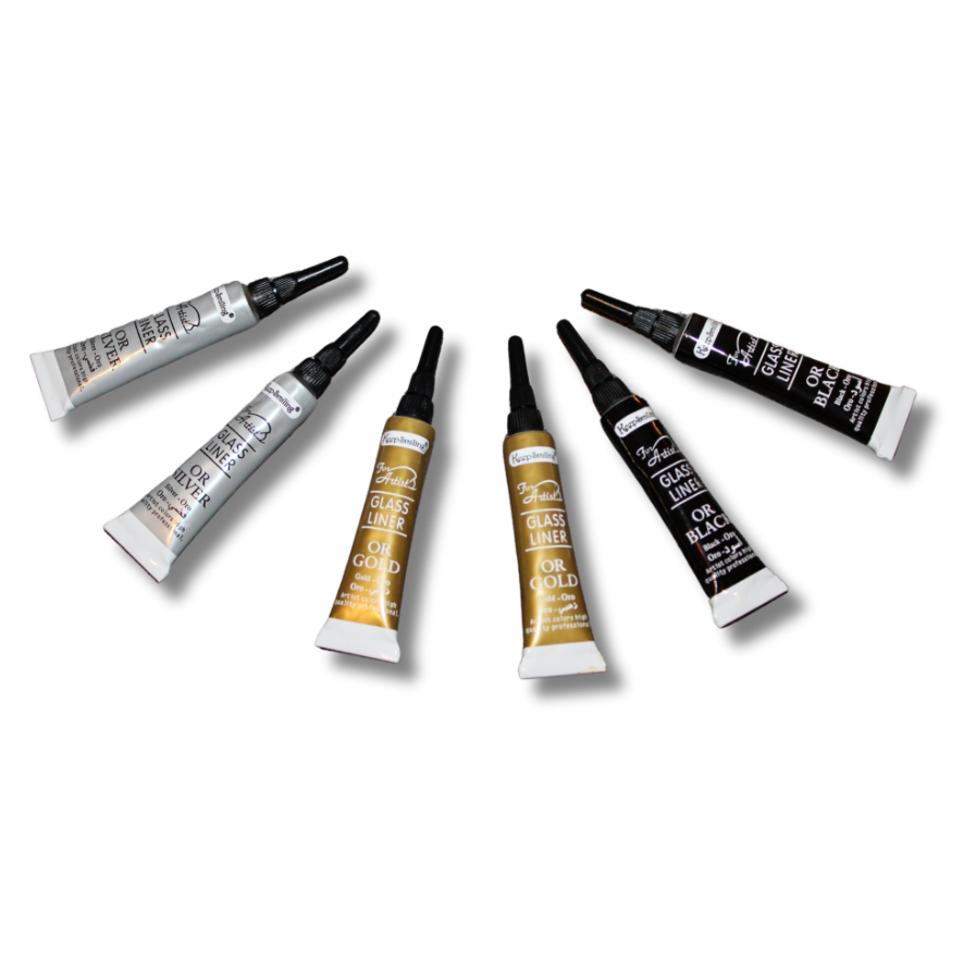 მინის საღებავი 6 ფერიანი 7906