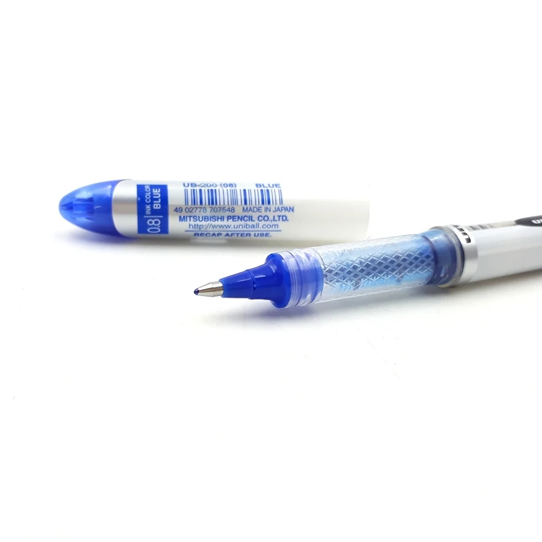 კალამი უნიბალი 0.8 ub-200 blue