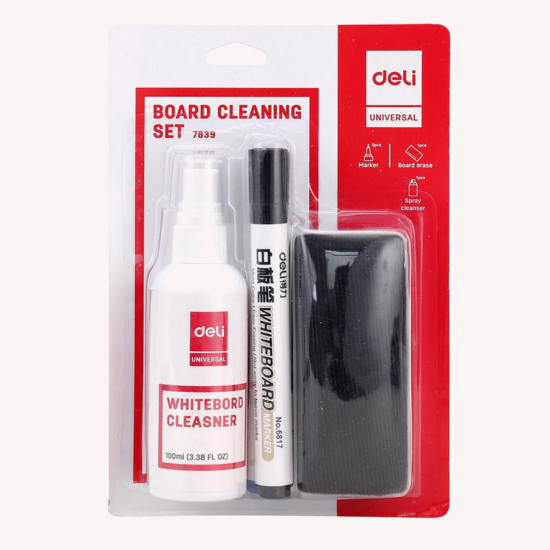 დაფის აქსესუარები(საწმენდი სპრეი,ღრუბელი,მარკერი) 7839