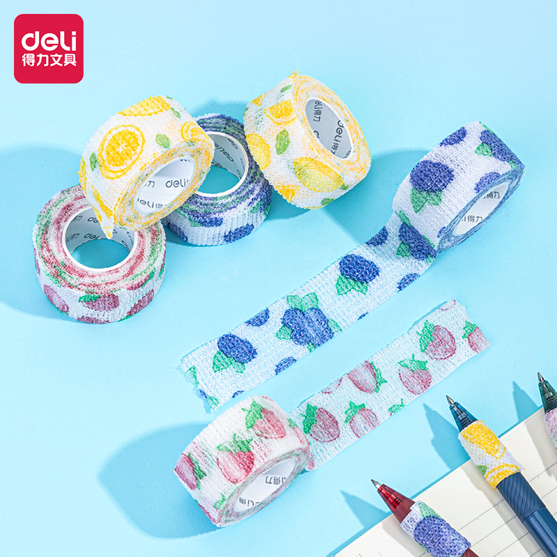 ტექსტილის წებოვანი ლენტი 2.5სმx4მ 30603  DELI