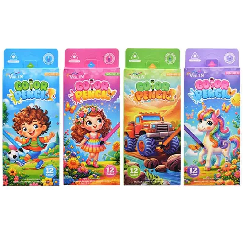 ფერადი ფანქარი 12ფერიანი  YL241107-12