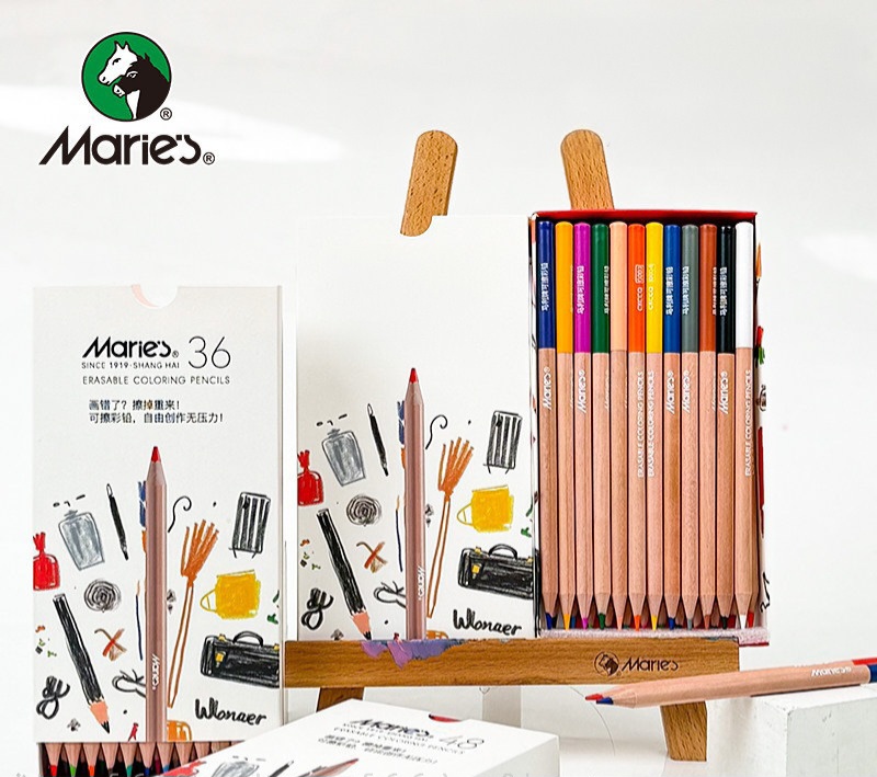 ფერადი ფანქრები  36 ფერიანი Mariesi