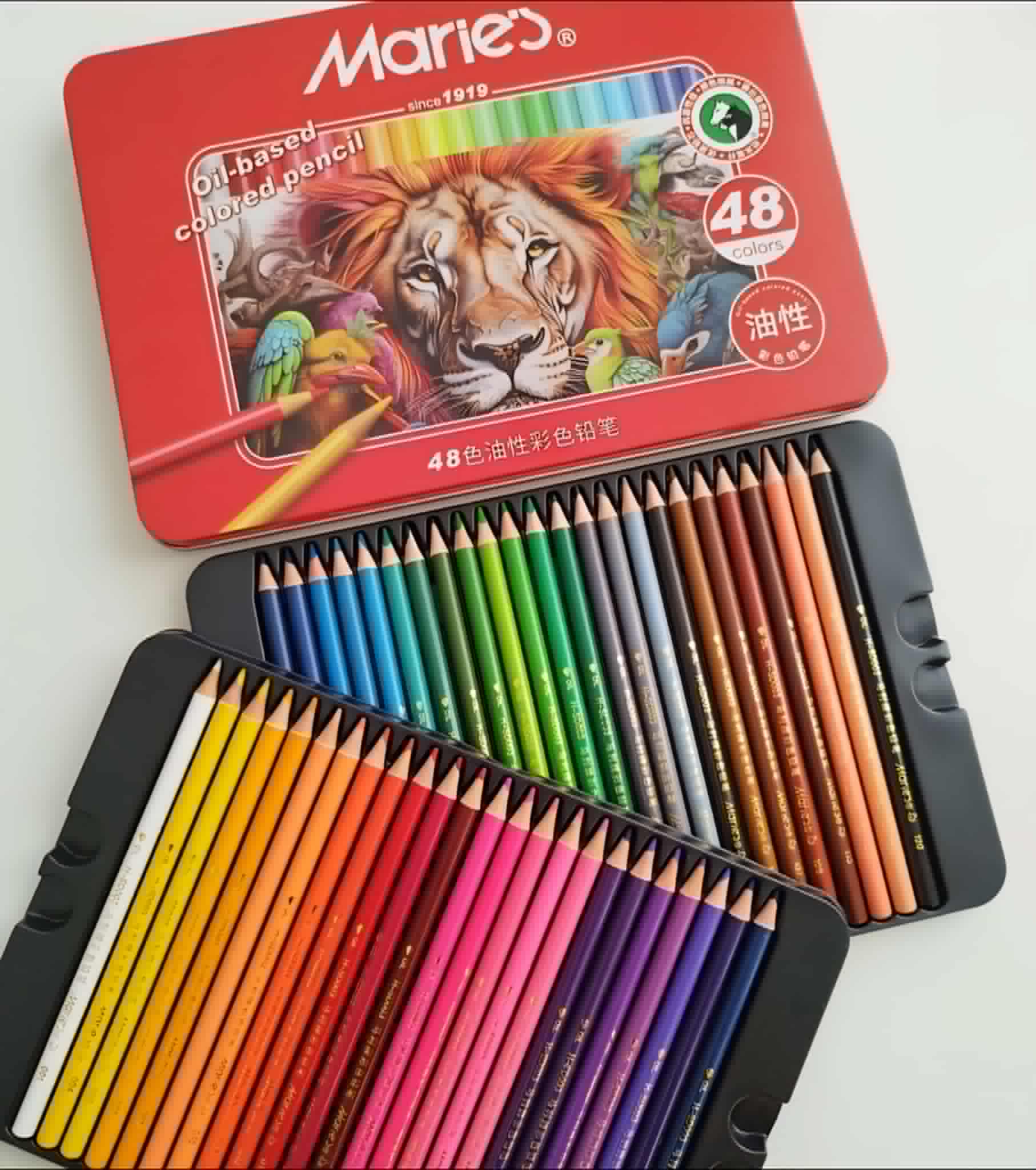 ფერადი ფანქარი 48 ფერი SD003-048 MARIES