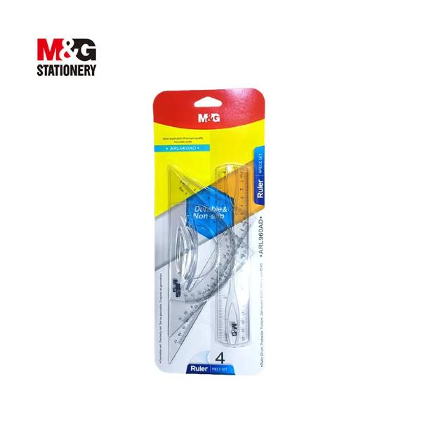 სახაზავების ნაკრები 4ცალიანი M&G ARL960AD