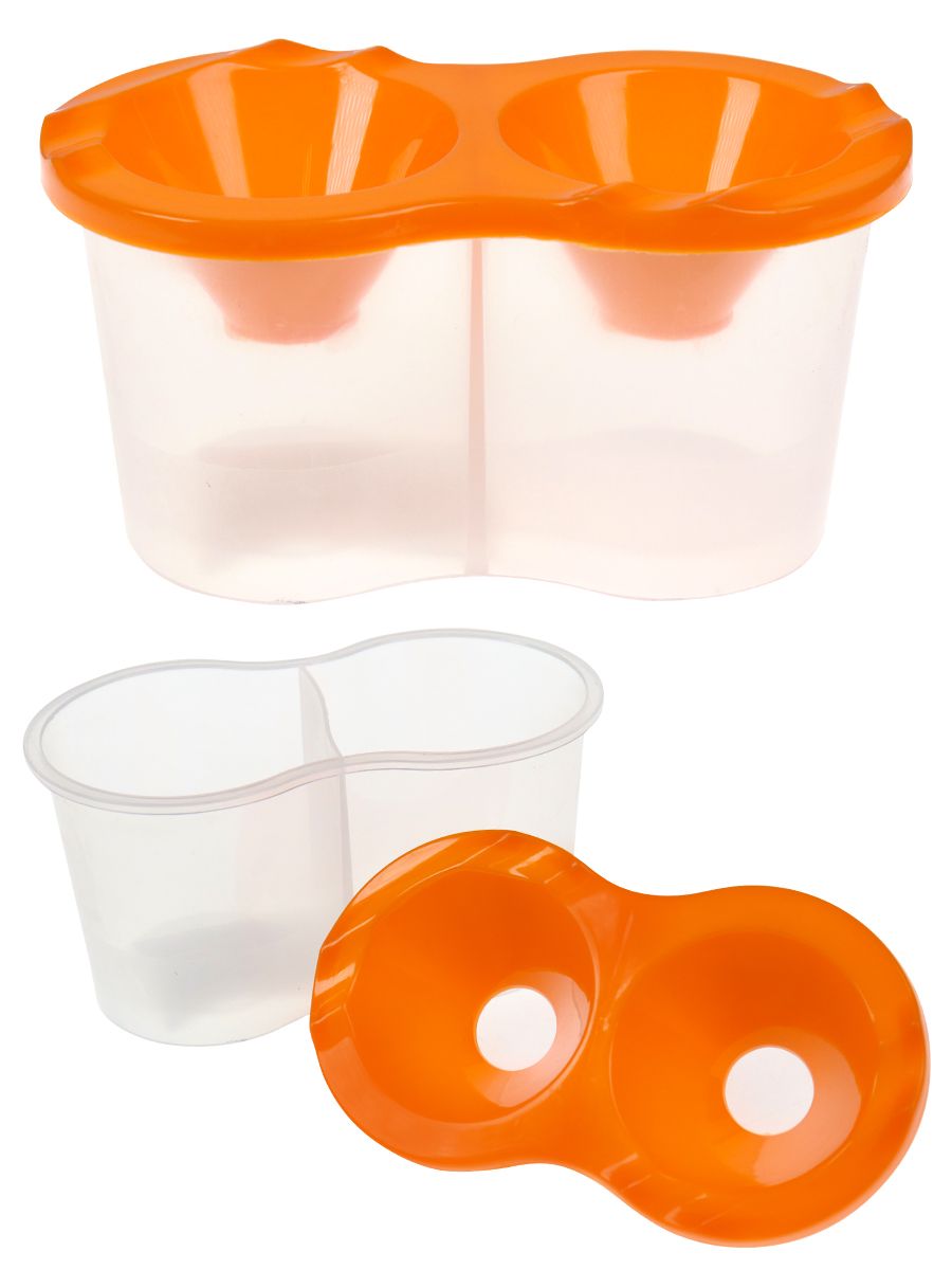 ფუნჯის ჭიქა ორგანყოფილებიანი 2302