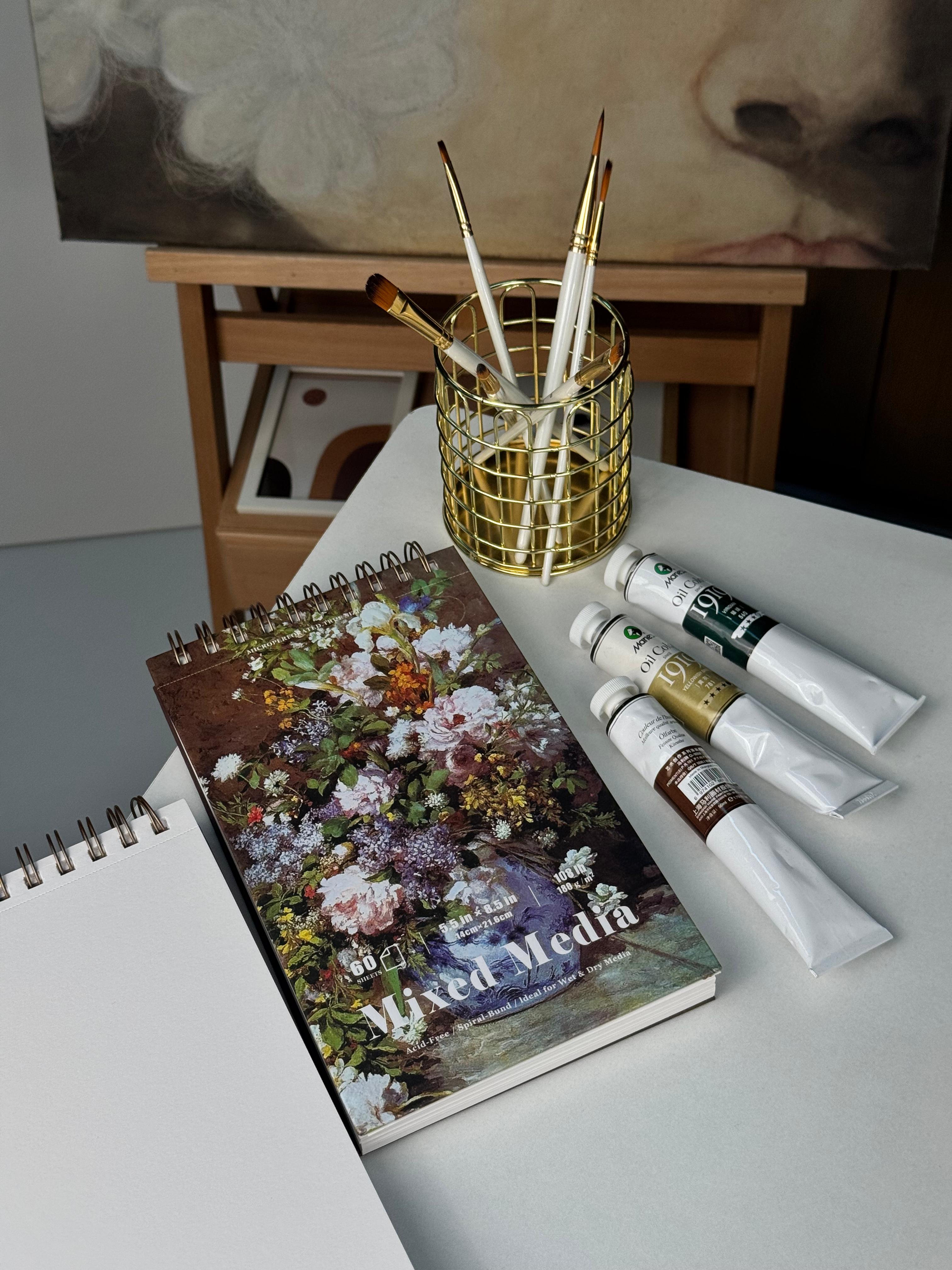 სკეჩბუქი ზამბარაზე 140x216მმ