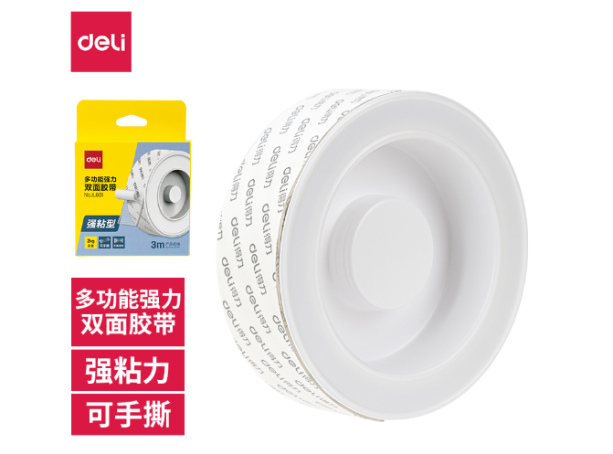 სკოჩი ორმაგი 1mm*3cm*3m  JL601 , DELI