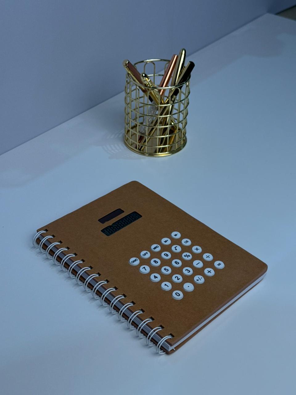 ბლოკნოტი კალკულატორით A5