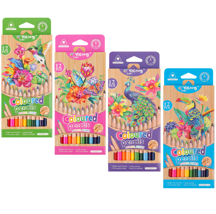 ფერადი ფანქარი  12ფერიანი  YL231067-12