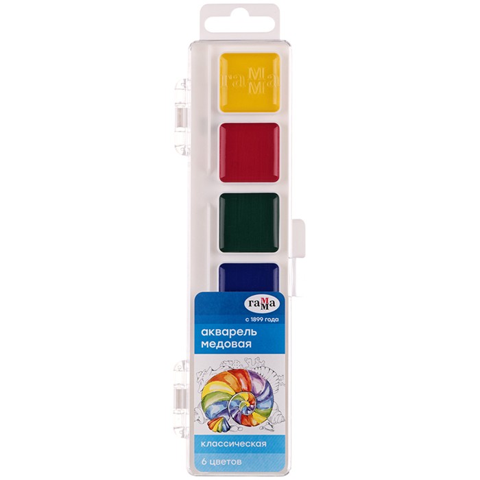 აკვარელი  Гамма 6 ფერი