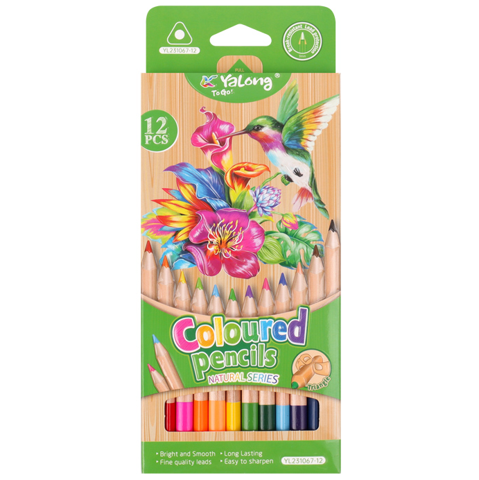 ფერადი ფანქარი  12ფერიანი  YL231067-12