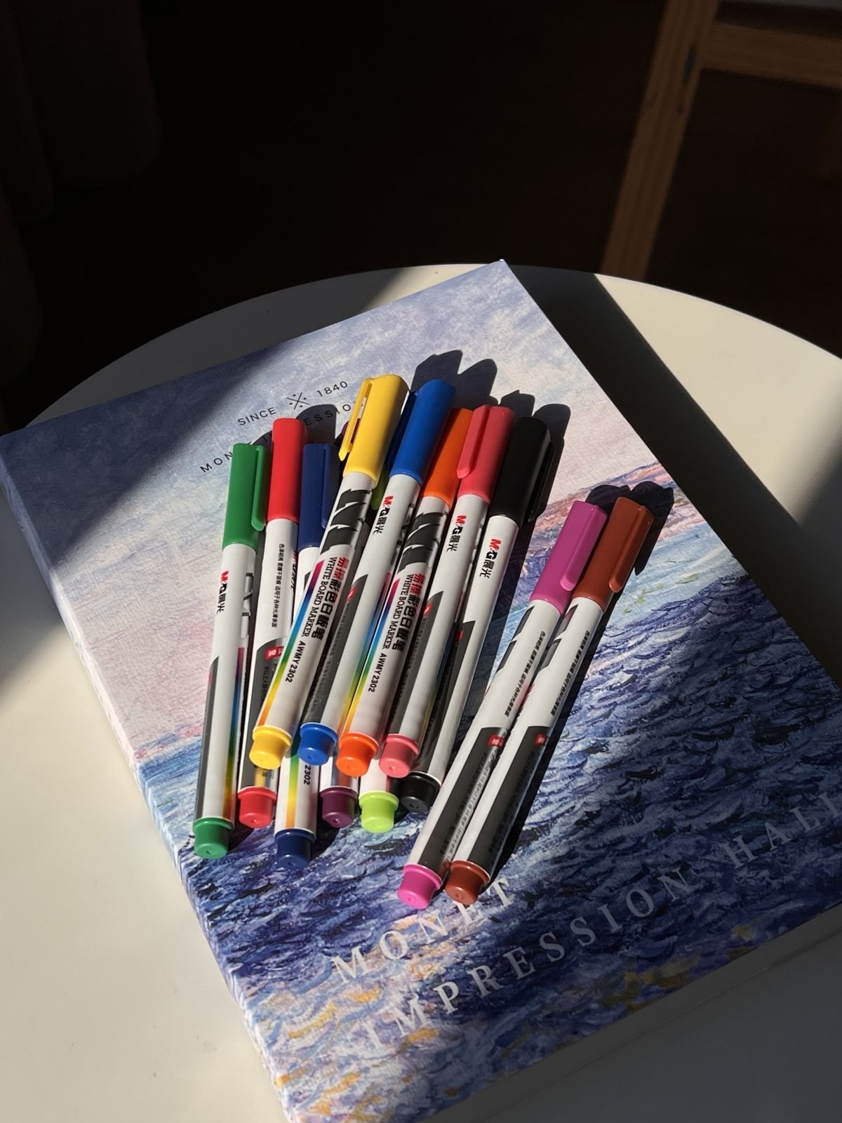 დაფის მარკერი 12ფერიანი სეტი