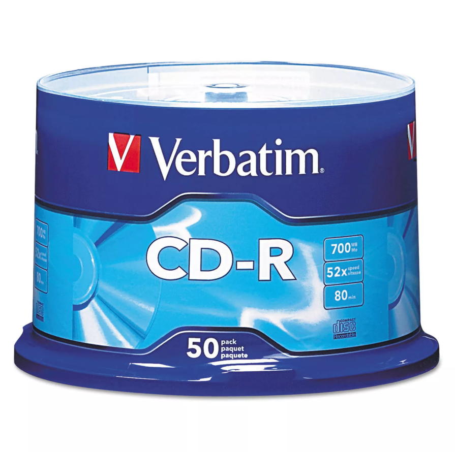 დისკი VERBATIM  CD-R 700MB 52x80