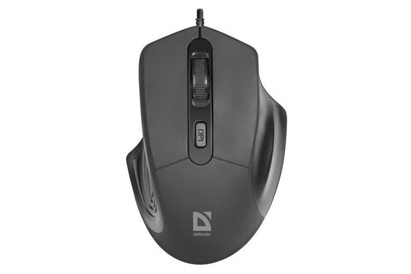 Wired  მაუსი optical mouse Defender Datum MB-347 Black, 1600DPI