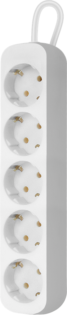 Defender დამაგრძელებელი E550, 5 ჩასართველით 5,0m, დამიწებით