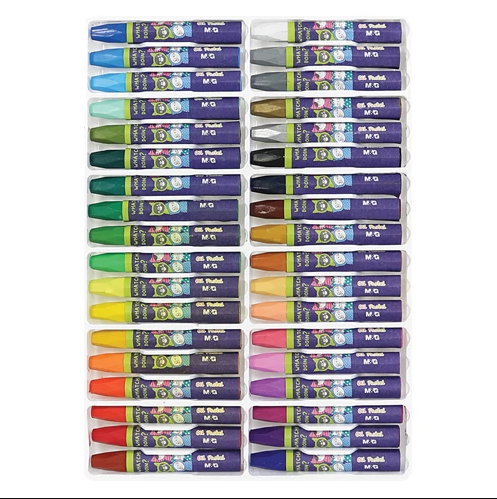 პასტელი 36 ფერიანი ჰექსაგონის ფორმის 10მმ AGM900C1 M&G