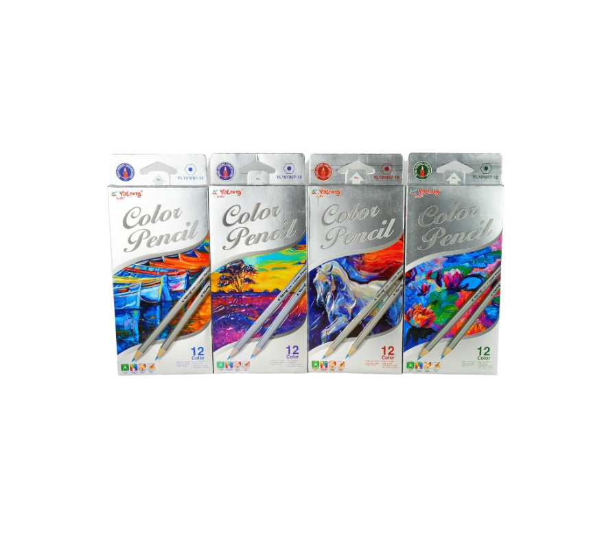 ფერადი ფანქარი  12ფერიანი YL191057-12