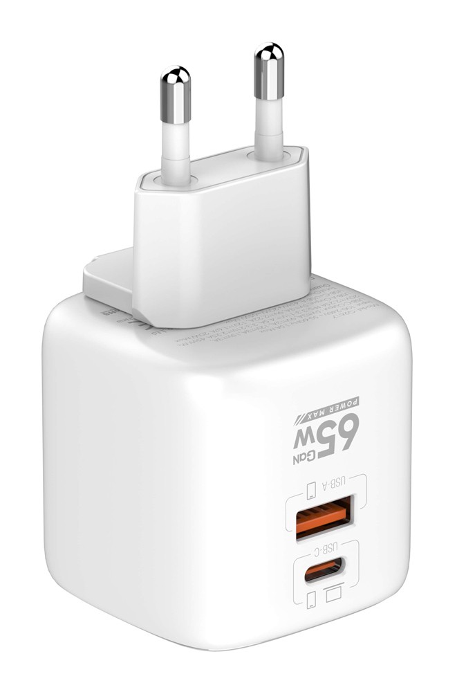 LDNIO დამტენი + კაბელი Q2617 65W GaN Super Fast Charger, Including US+EU+UK, Type C-Type C