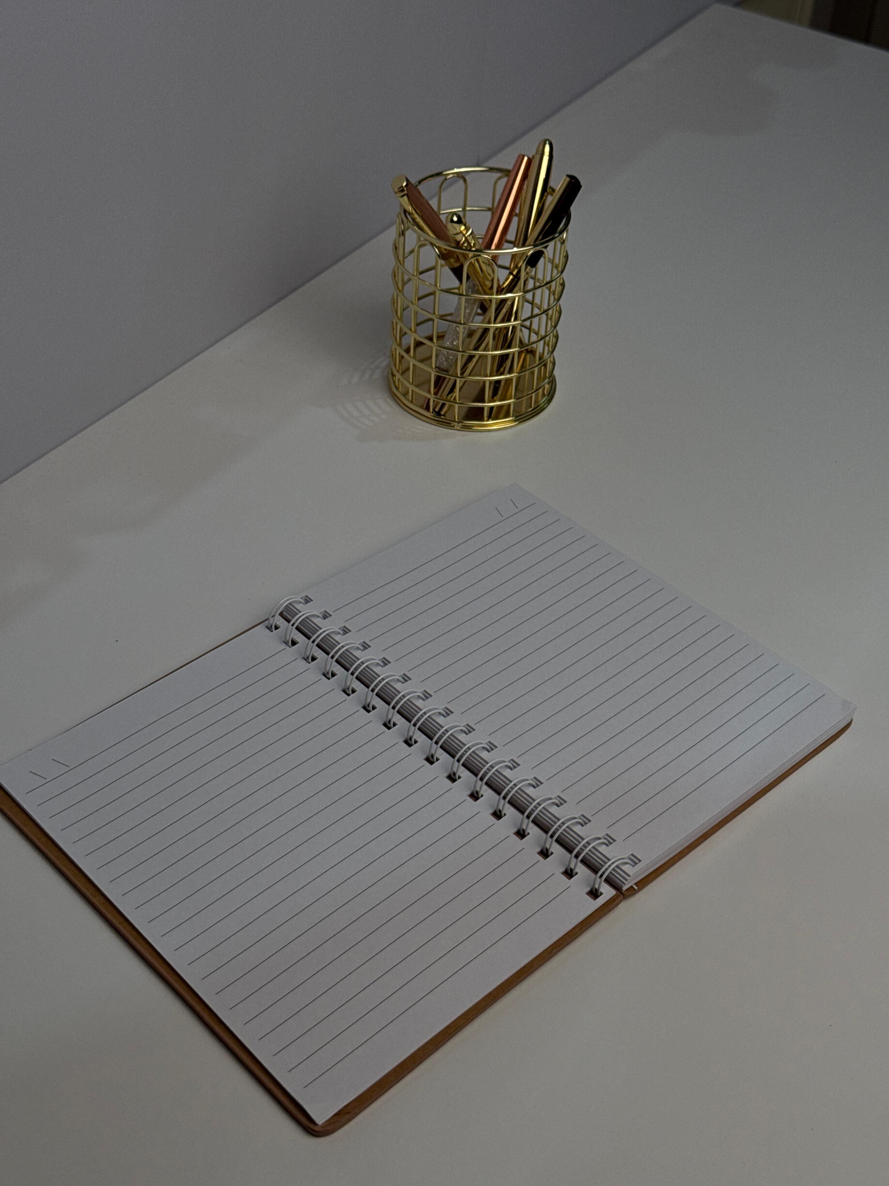 ბლოკნოტი ზამბარაზე