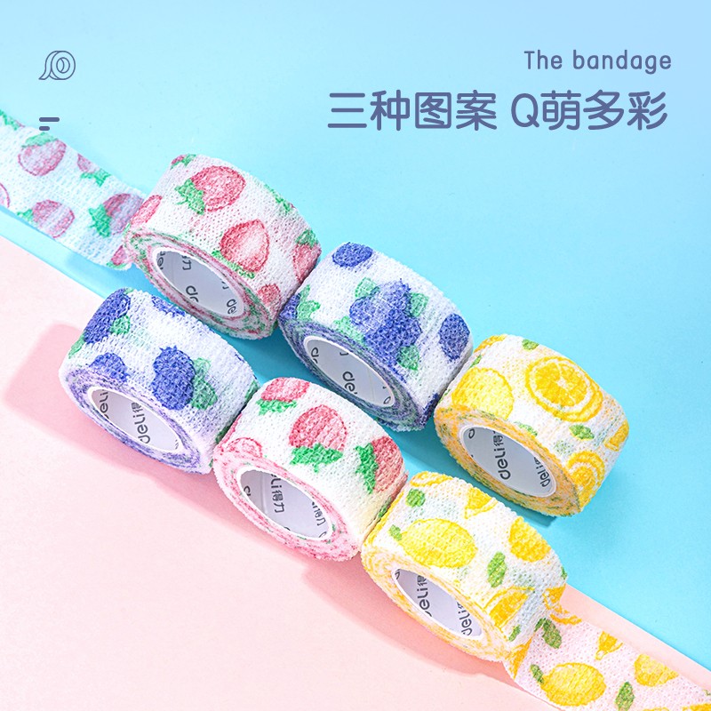 ტექსტილის წებოვანი ლენტი 2.5cm*4m 30603  DELI