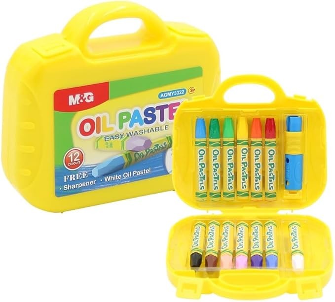 ზეთოვანი პასტელი 12 ფერიანი M&G AGMY3322