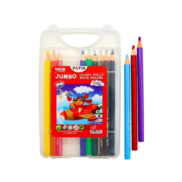 ფერადი ფანქარი 12ფერიანი  33430