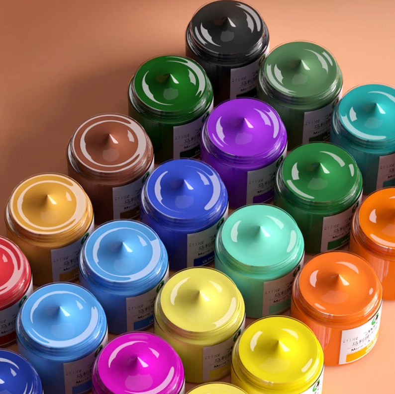 აკრილის საღებავის სეტი  24 ცალიანი MARIES AD0017-24